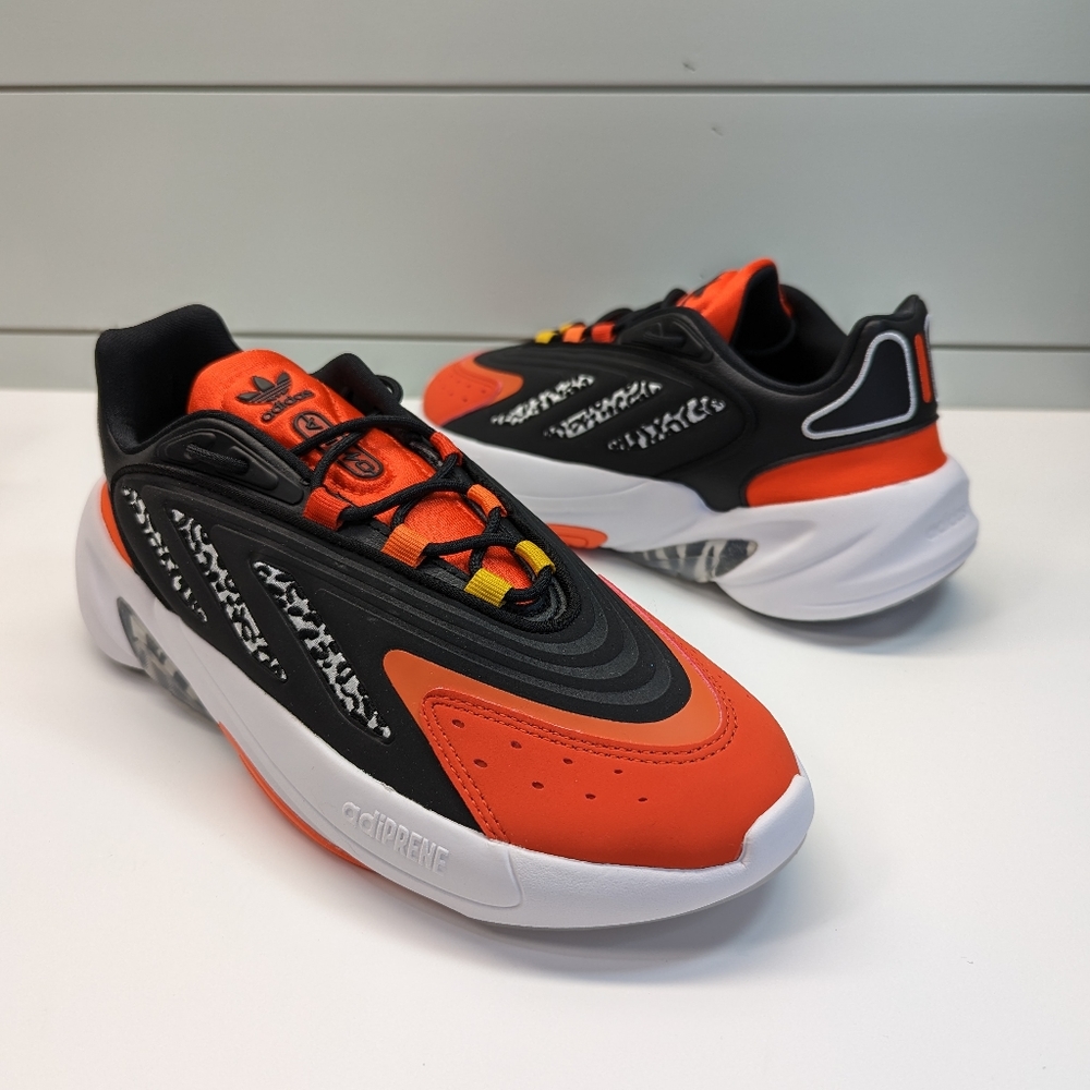 Adidas Ozelia Rich Mnisi Black Orange Running Training Sneakers size Women's 7.5